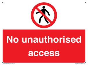 No unauthorised access